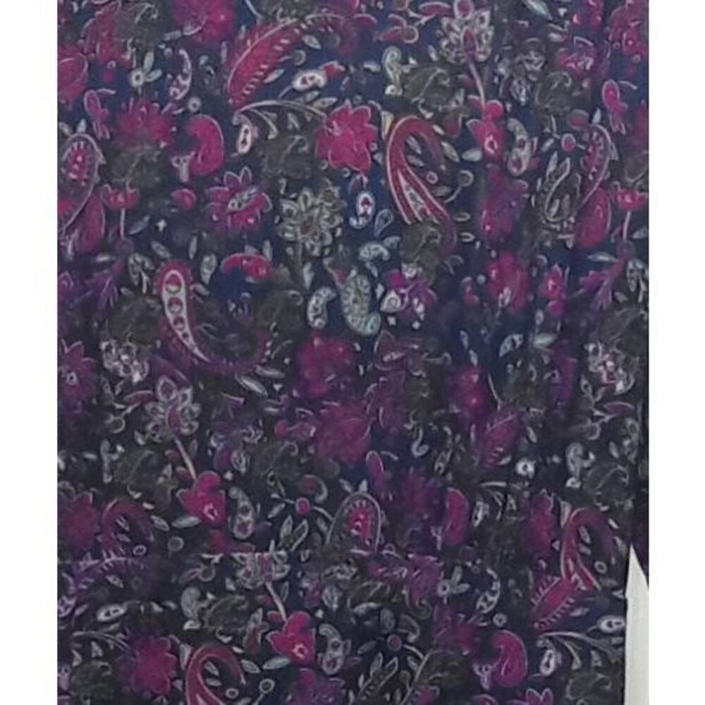 Vintage' 80s Karin Stevens petites Paisley long dress, granny core, cottage core - Picture 7 of 10